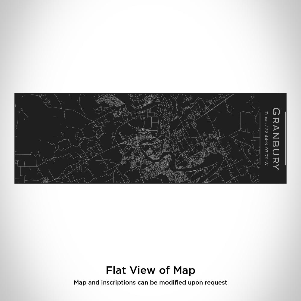 Granbury - Texas Map Insulated Cup in Matte Black