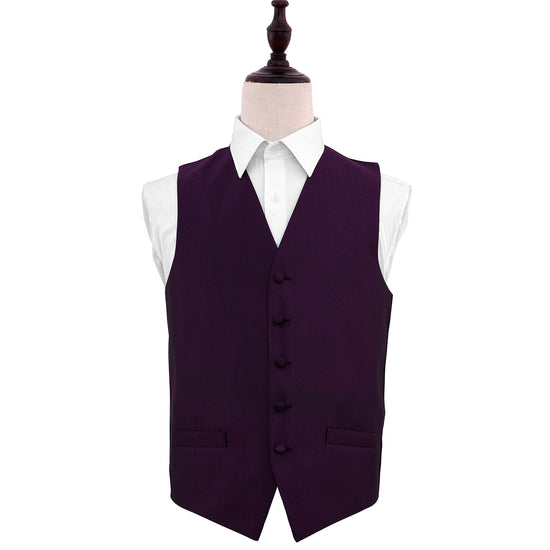 Greek Key Waistcoat - Cadbury Purple, 48'