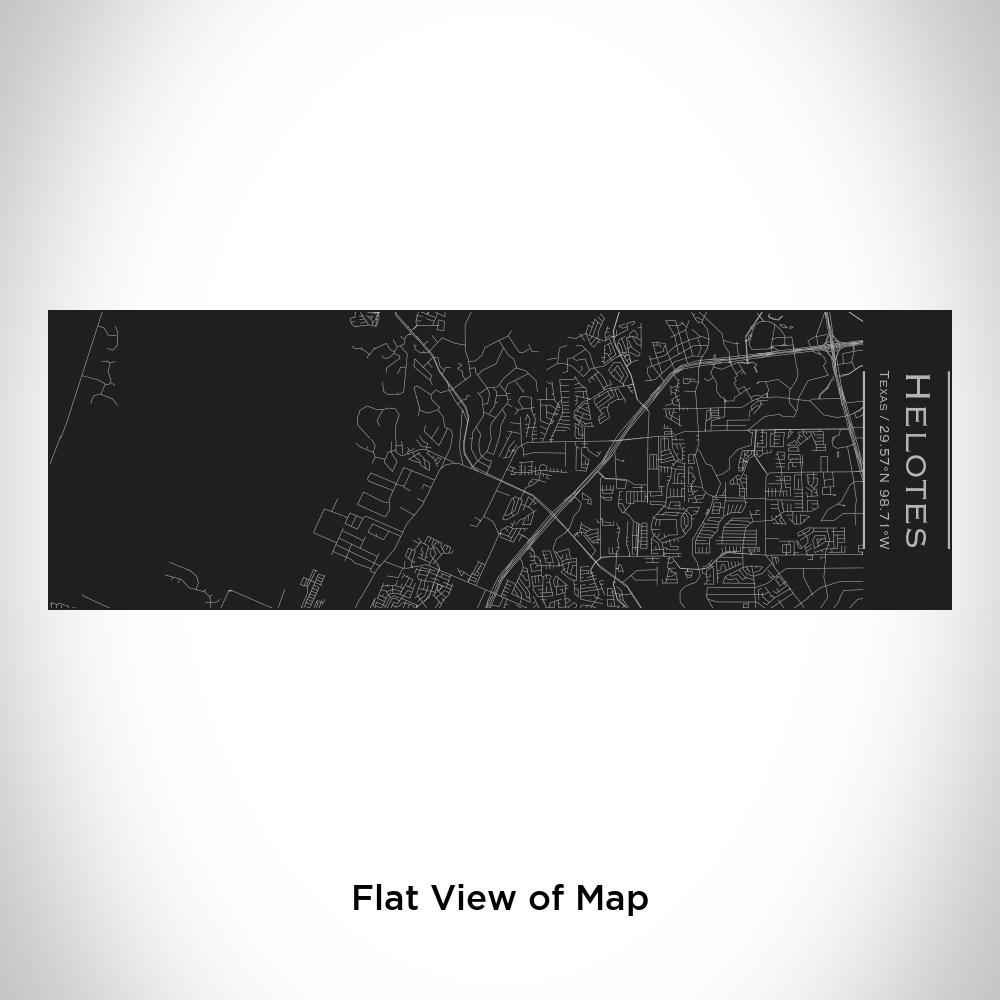 Helotes - Texas Map Insulated Cup in Matte Black