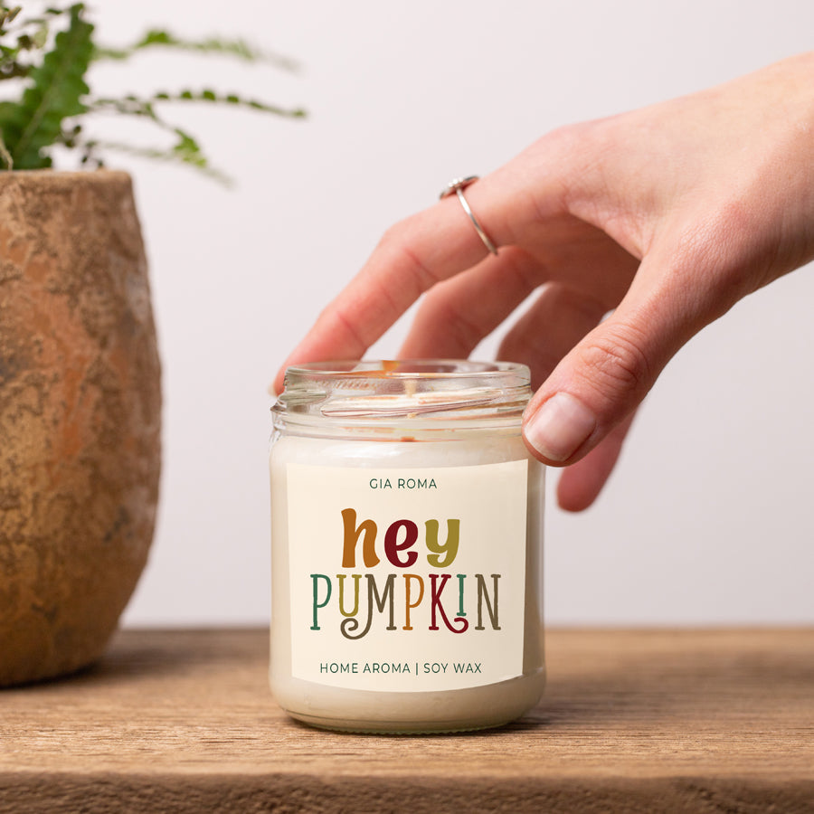 Baked Pumpkin Candle