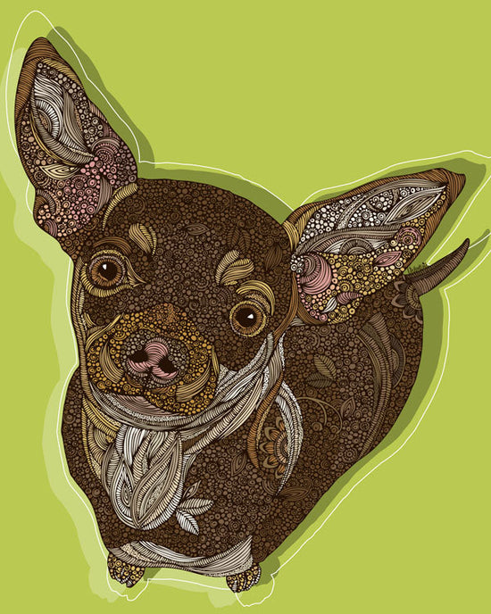 Honcho the chihuahua Art Print