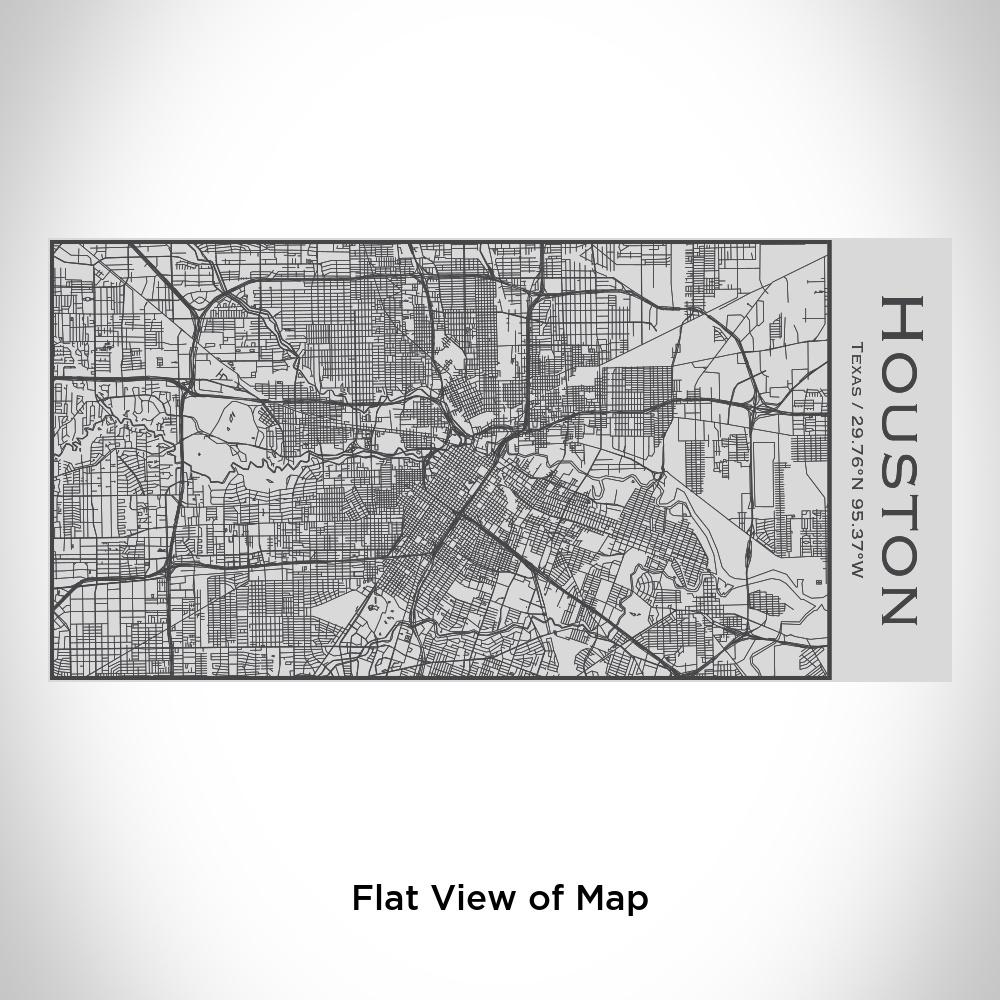 Houston - Texas Map Insulated Bottle