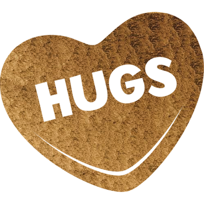 Hugs Candy Heart - Metal Wall Art