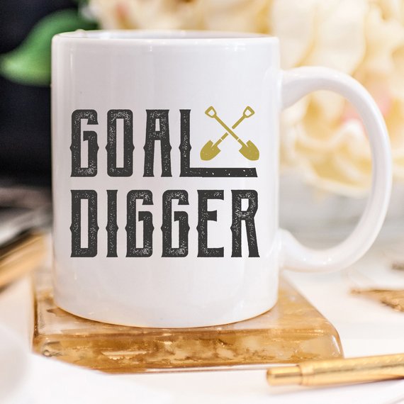 Goal Digger Mug, Entrepreneur Mug, Girl Boss Mug, Main image
