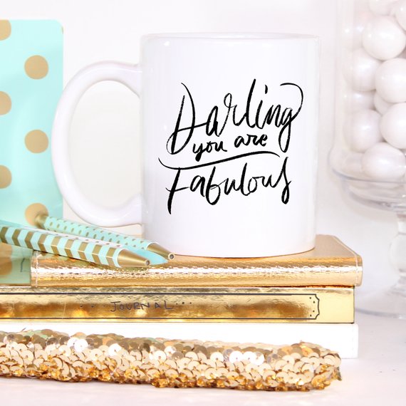 Darling You Are Fabulous, Coffee Mug, Coffee Cup, Main image