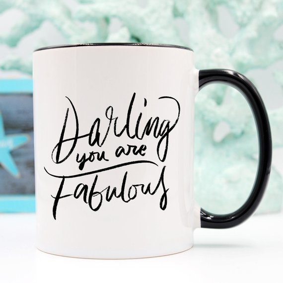 Darling You Are Fabulous, Coffee Mug, Coffee Cup, Secondary image