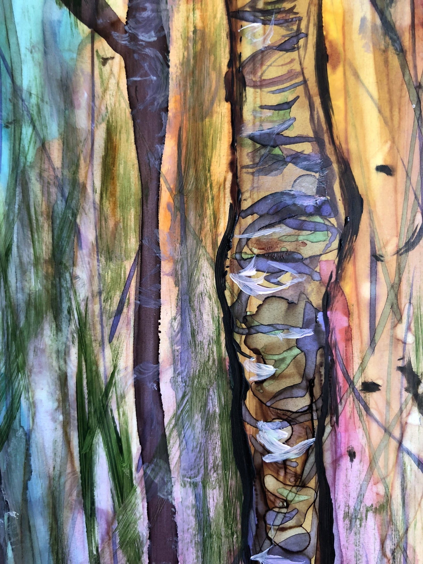 Blue Forest : Art Print