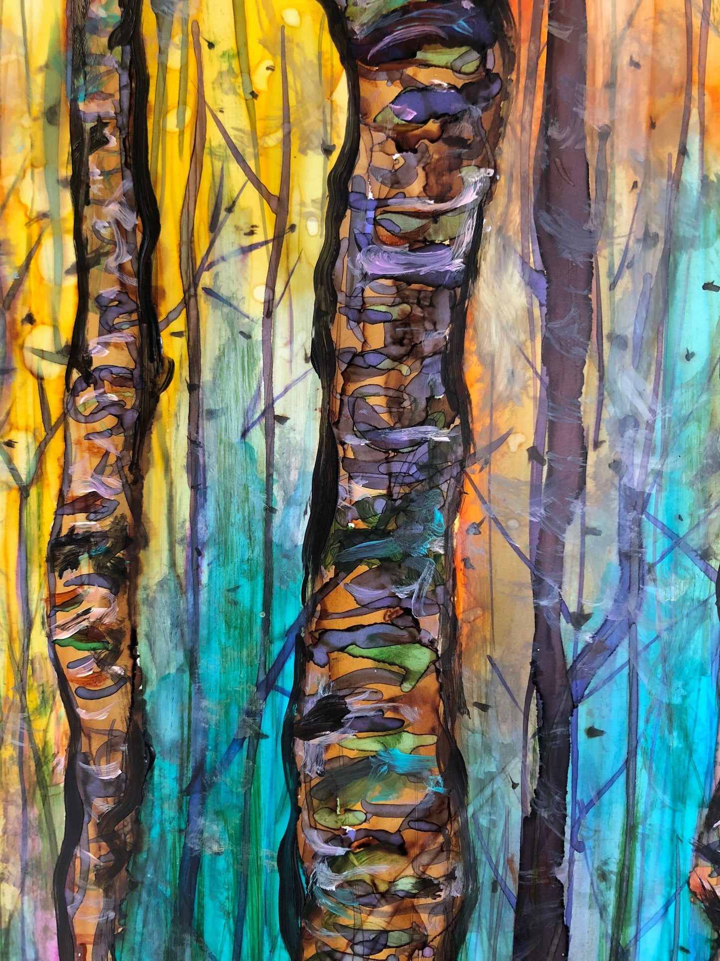 Blue Forest : Art Print