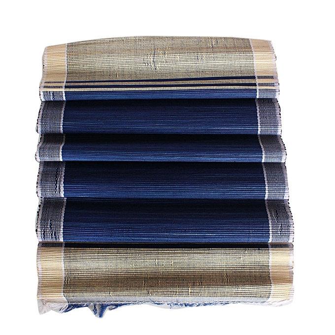 African Raffia Leaves set of Placemats  and Table Runner Main image