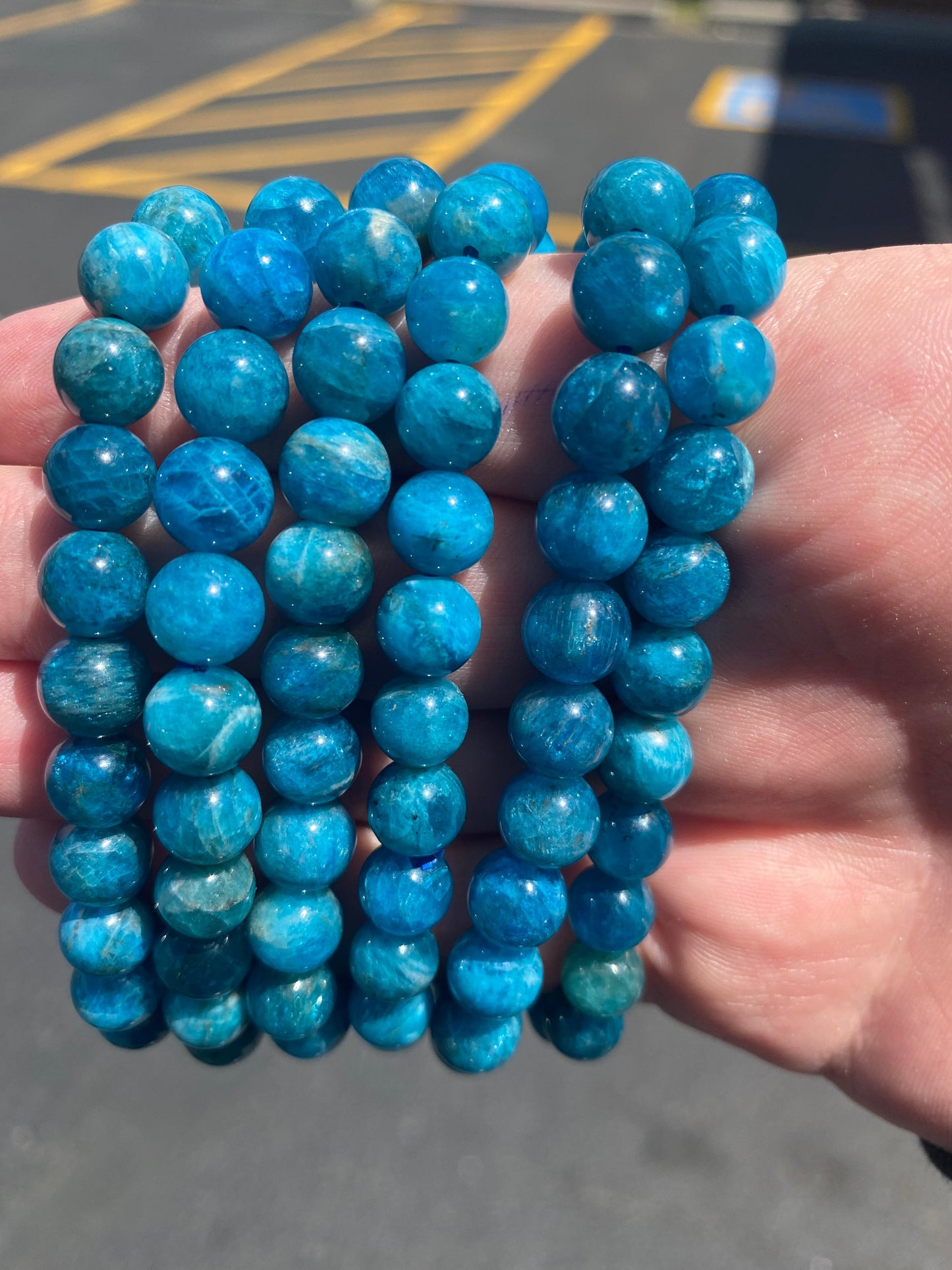 Blue Apatite Bracelet