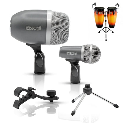 5Core Conga Mic Snare Tom Microphone Drum Kit Condenser XLR Instrument