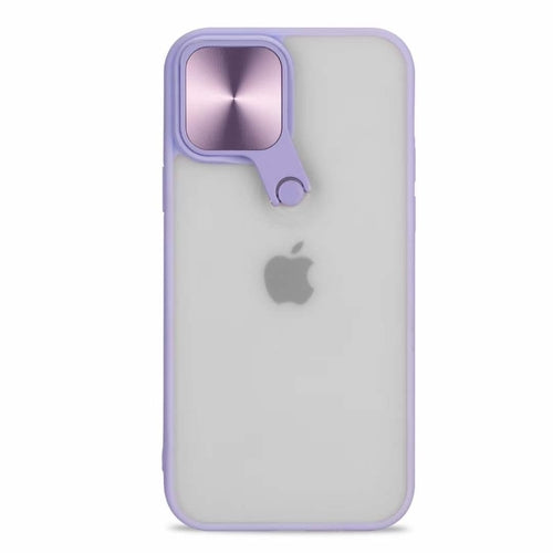 KIKO Selfie Camera Lens Cover Case with Stand for iPhone 13 ProMax