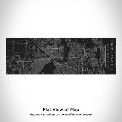 Jacksonville - Florida Map Insulated Cup in Matte Black