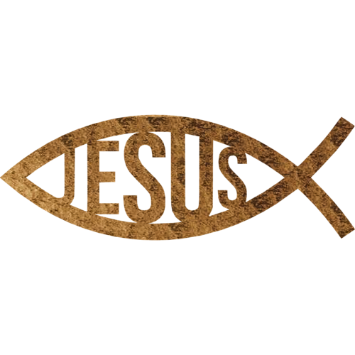 Jesus Fish - Metal Wall Art