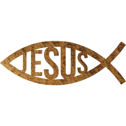 Jesus Fish - Metal Wall Art