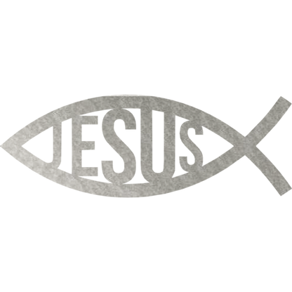 Jesus Fish - Metal Wall Art