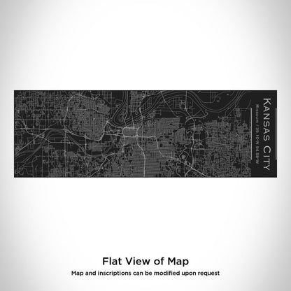 Kansas City - Missouri Map Insulated Cup in Matte Black