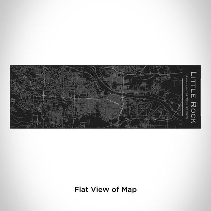 Little Rock - Arkansas Map Insulated Cup in Matte Black