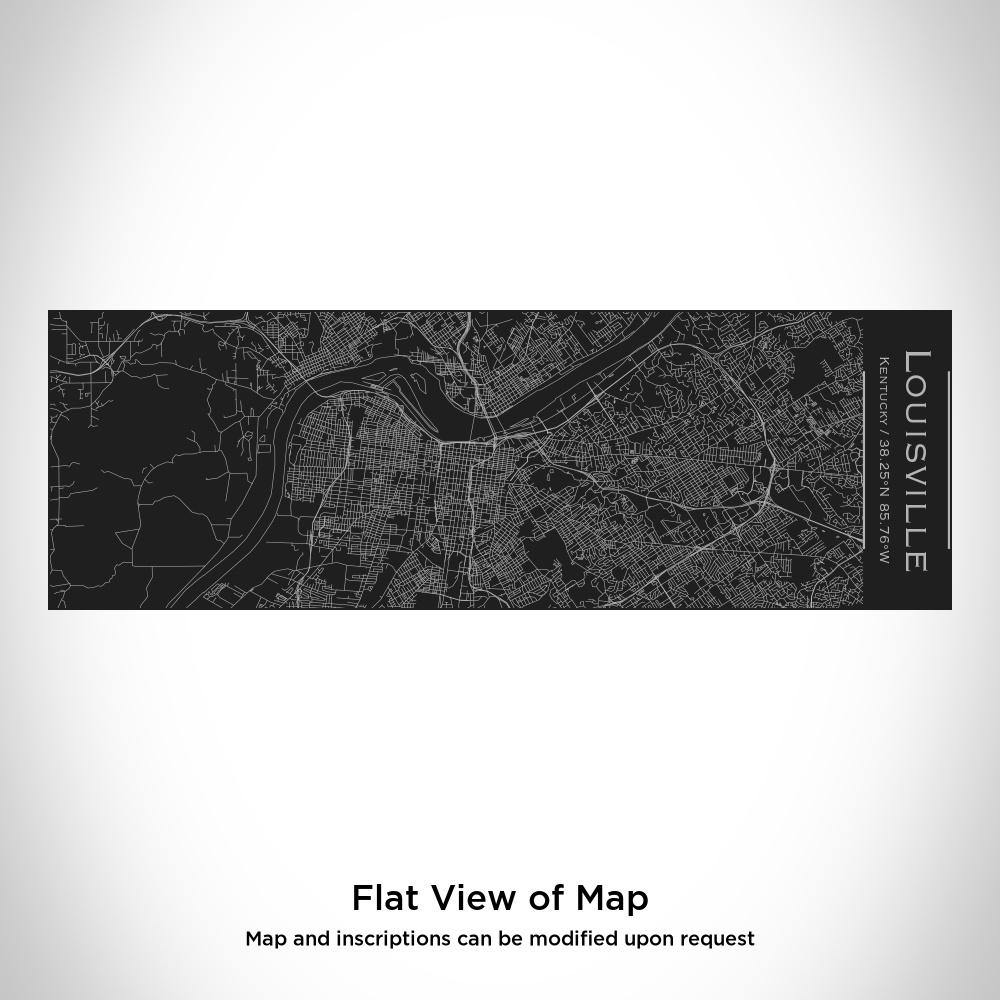 Louisville - Kentucky Map Insulated Cup in Matte Black