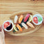 Bamboo 3 Section Platter 14" inch X 8" inch | For Appetizers /