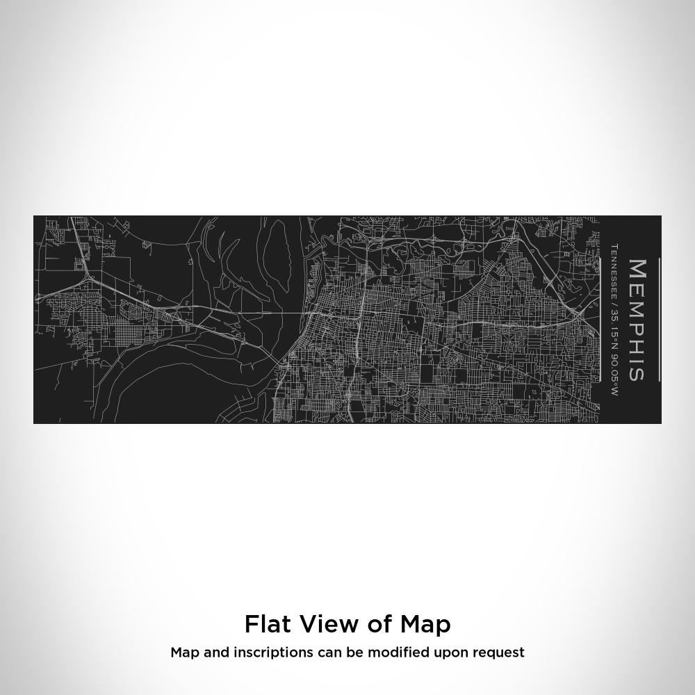 Memphis - Tennessee Map Insulated Cup in Matte Black