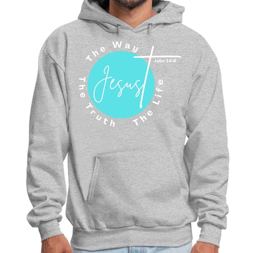 Mens Graphic Hoodie the Truth the Way the Life