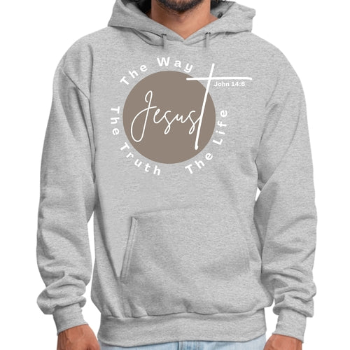 Mens Graphic Hoodie the Truth the Way the Life