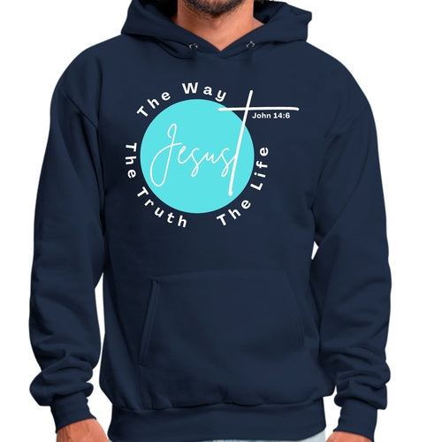 Mens Graphic Hoodie the Truth the Way the Life