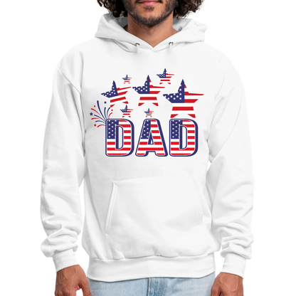 Mens Graphic Hoodie Dad Independence Day 4th of July Celebration