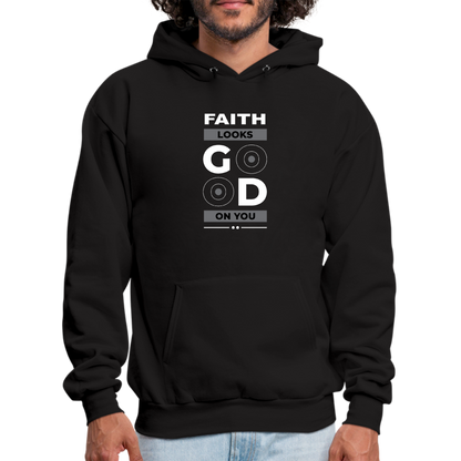 Mens Graphic Hoodie Faith Looks Good