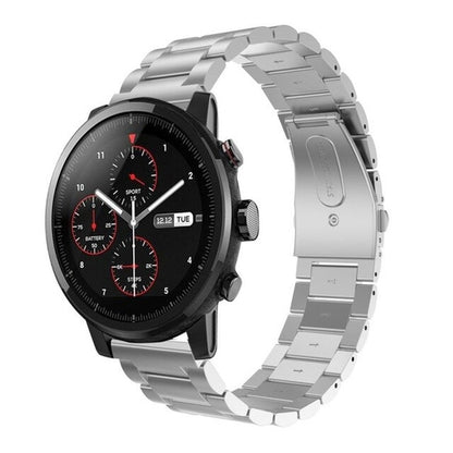 newStainless Steel Watch Band Strap Metal Clasp