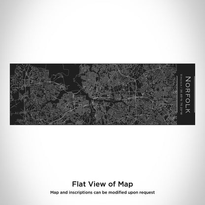 Norfolk - Virginia Map Insulated Cup in Matte Black
