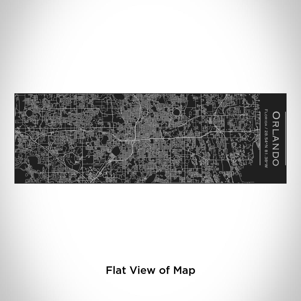 Orlando - Florida Map Insulated Cup in Matte Black