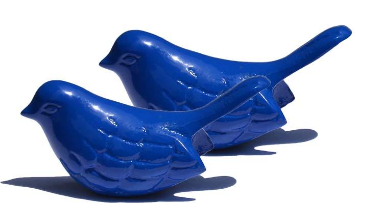 Vibhsa Bluebird of Happiness Home Decor Accents Set of 2 Secondary image