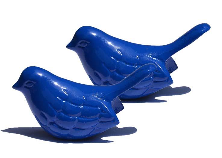 Vibhsa Bluebird of Happiness Home Decor Accents Set of 2