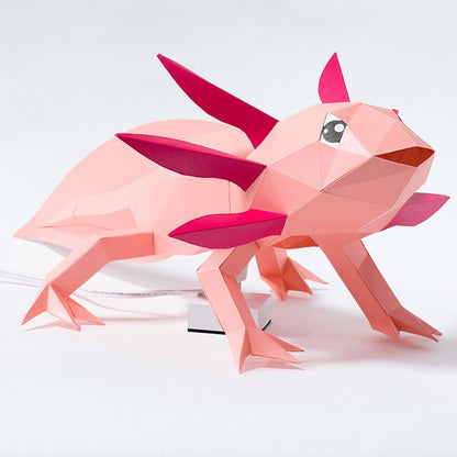 Axolotl Papercraft 3D Model