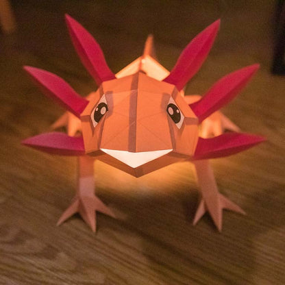 Axolotl Papercraft 3D Model