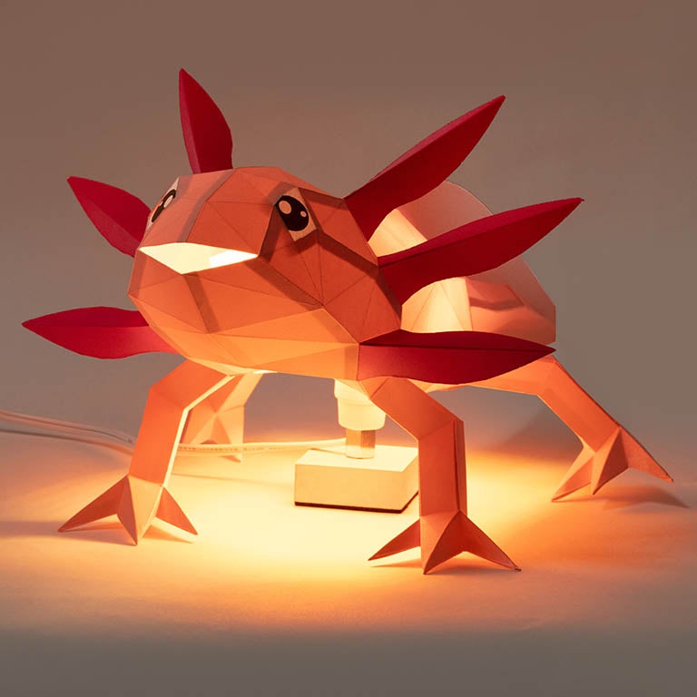 Axolotl Papercraft 3D Model