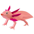 Axolotl Papercraft 3D Model
