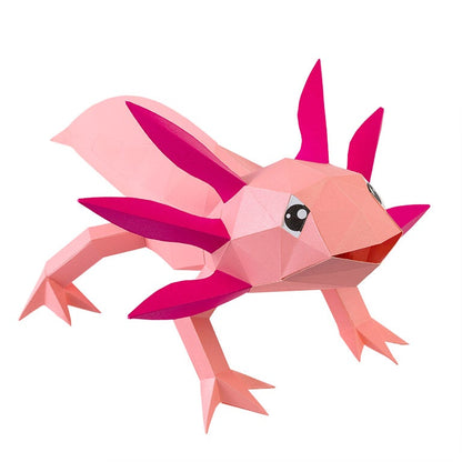 Axolotl Papercraft 3D Model