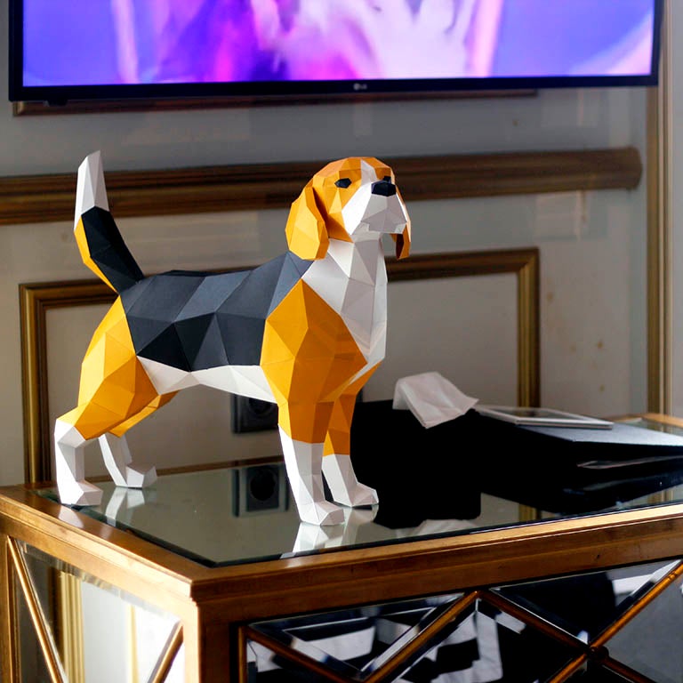 3D Beagle Dog Model