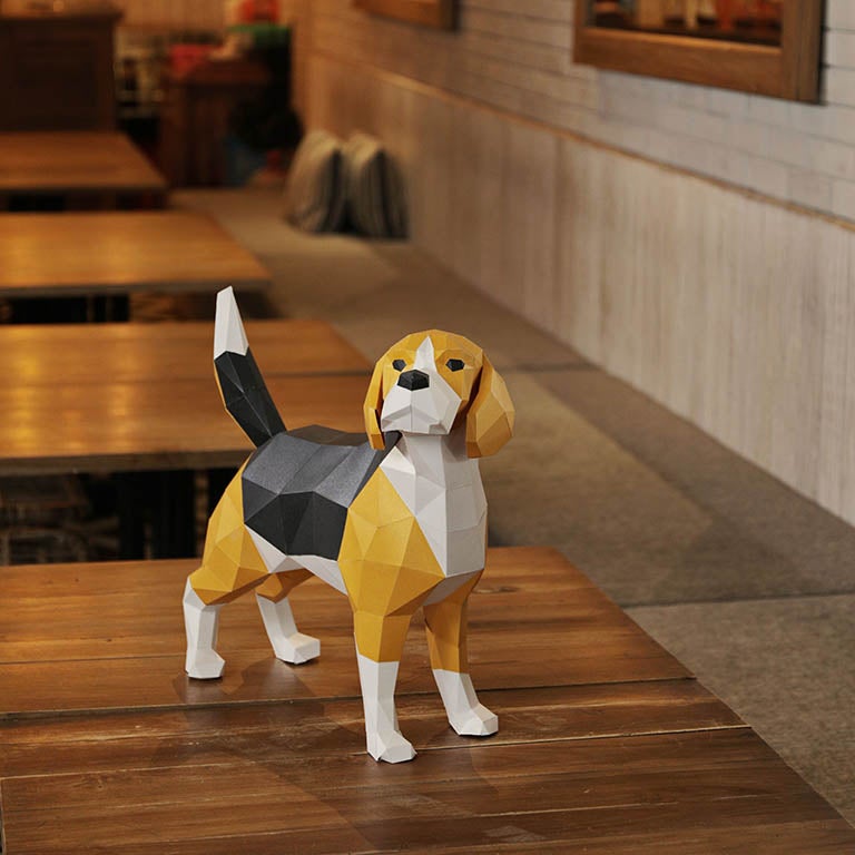 3D Beagle Dog Model