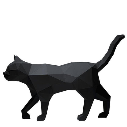 Black Cat Model - Papercraft Auto renew