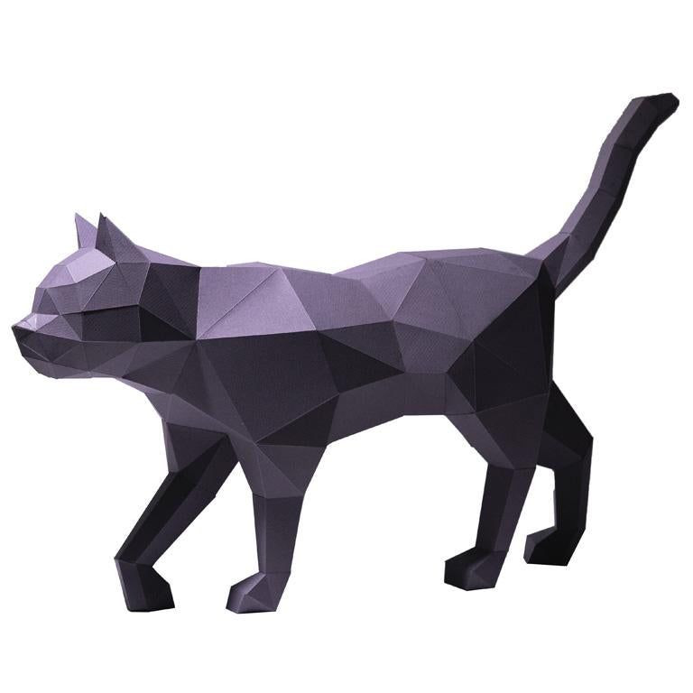 Black Cat Model | 3D Papercraft Cat Main image