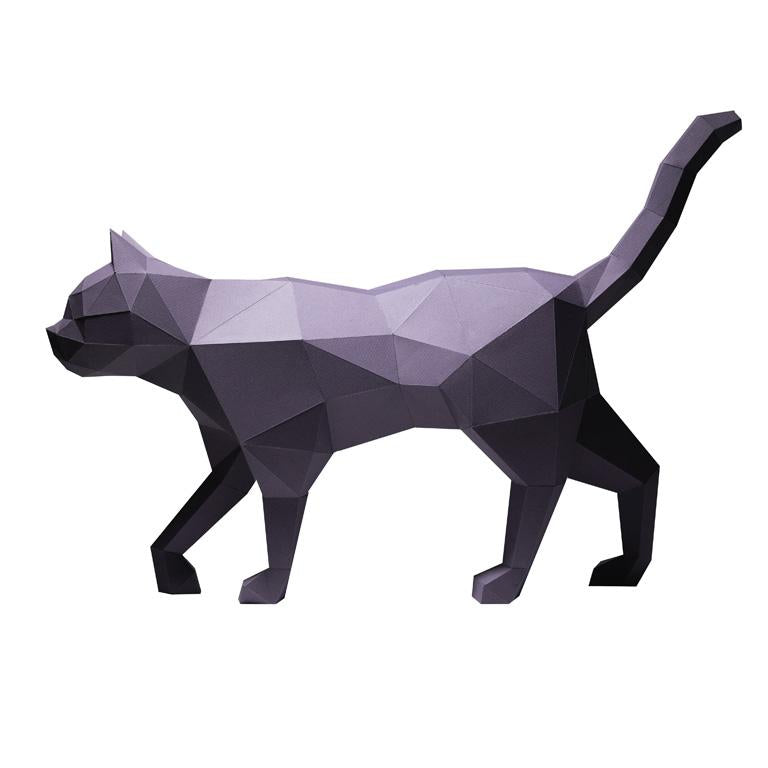 Black Cat Model | 3D Papercraft Cat Secondary image