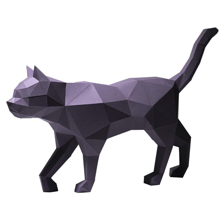 Black Cat Model | 3D Papercraft Cat