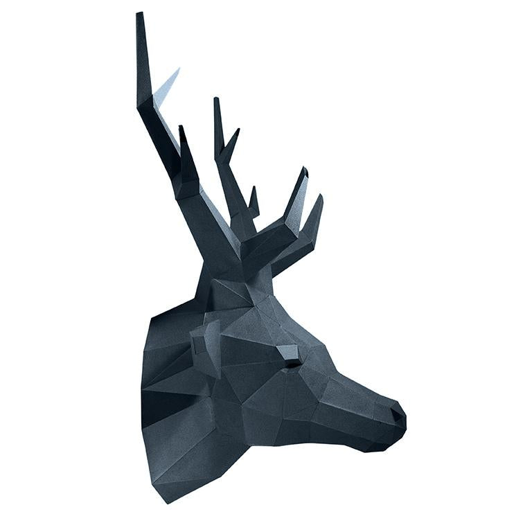Deer Head Wall Art - Grey Sapphire Limited Edition Secondary image