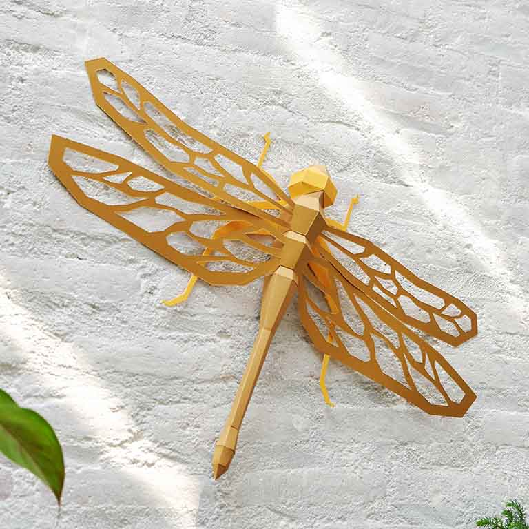 Dragonfly Papercraft Wall Art