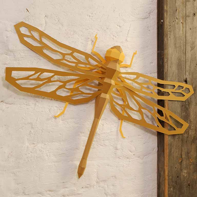 Dragonfly Papercraft Wall Art