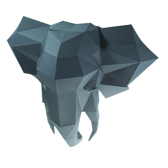 3D Elephant Head Wall Art